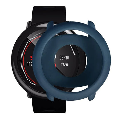 For Huami Amazfit Pace Silicone Protective Frame Soft Anti-Scratch Watch Cover