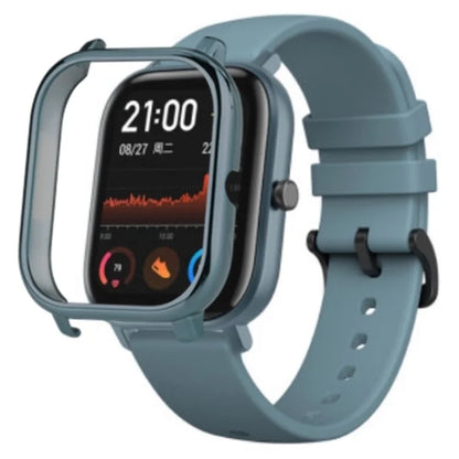 For Huami Amazfit GTS Bumper Frame Hollow Hard PC Electroplated Watch Case