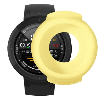 For Huami Amazfit Verge / Verge Lite Silicone Bumper Frame Hollowed Protective Cover