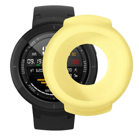For Huami Amazfit Verge / Verge Lite Silicone Bumper Frame Hollowed Protective Cover