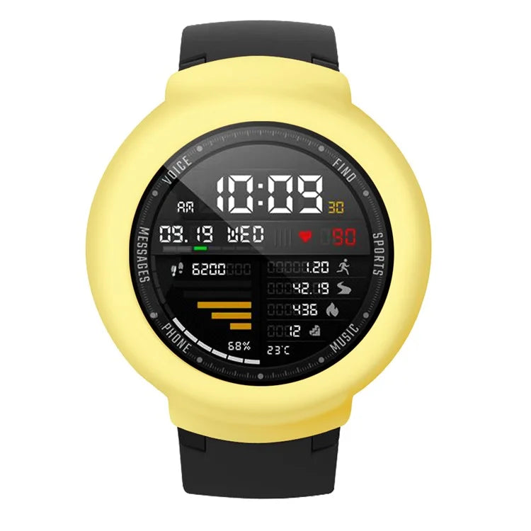 For Huami Amazfit Verge / Verge Lite Silicone Bumper Frame Hollowed Protective Cover