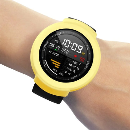 For Huami Amazfit Verge / Verge Lite Silicone Bumper Frame Hollowed Protective Cover