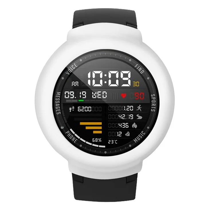 For Huami Amazfit Verge / Verge Lite Silicone Bumper Frame Hollowed Protective Cover