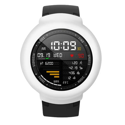 For Huami Amazfit Verge / Verge Lite Silicone Bumper Frame Hollowed Protective Cover