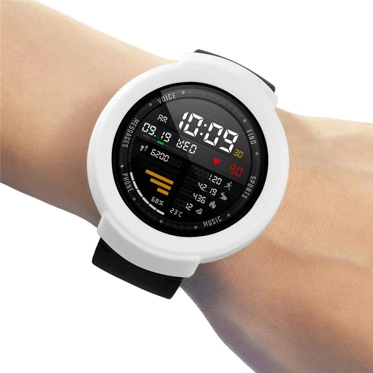For Huami Amazfit Verge / Verge Lite Silicone Bumper Frame Hollowed Protective Cover