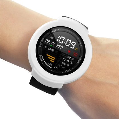 For Huami Amazfit Verge / Verge Lite Silicone Bumper Frame Hollowed Protective Cover
