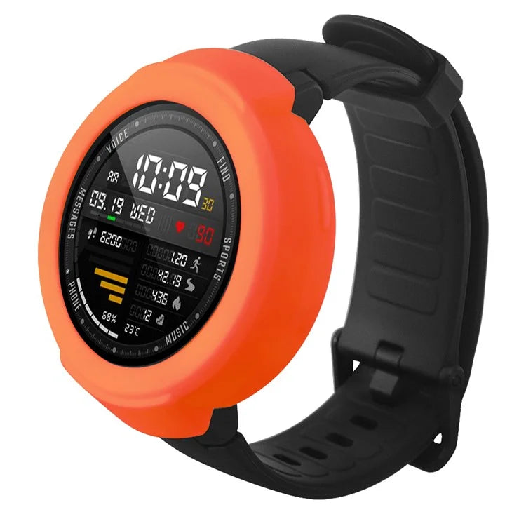 For Huami Amazfit Verge / Verge Lite Silicone Bumper Frame Hollowed Protective Cover