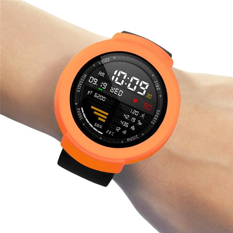 For Huami Amazfit Verge / Verge Lite Silicone Bumper Frame Hollowed Protective Cover