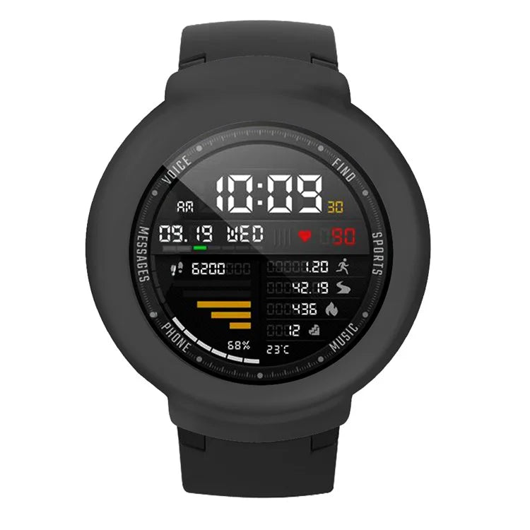 For Huami Amazfit Verge / Verge Lite Silicone Bumper Frame Hollowed Protective Cover
