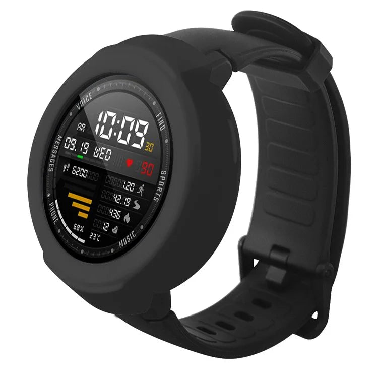For Huami Amazfit Verge / Verge Lite Silicone Bumper Frame Hollowed Protective Cover