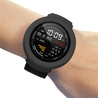 For Huami Amazfit Verge / Verge Lite Silicone Bumper Frame Hollowed Protective Cover