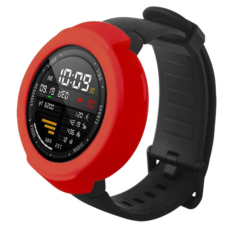 For Huami Amazfit Verge / Verge Lite Silicone Bumper Frame Hollowed Protective Cover