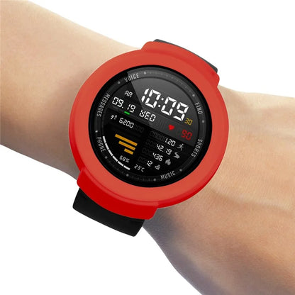 For Huami Amazfit Verge / Verge Lite Silicone Bumper Frame Hollowed Protective Cover