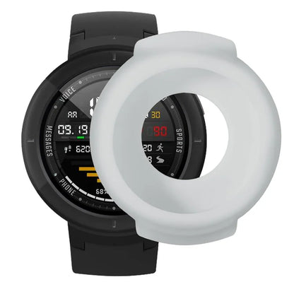 For Huami Amazfit Verge / Verge Lite Silicone Bumper Frame Hollowed Protective Cover