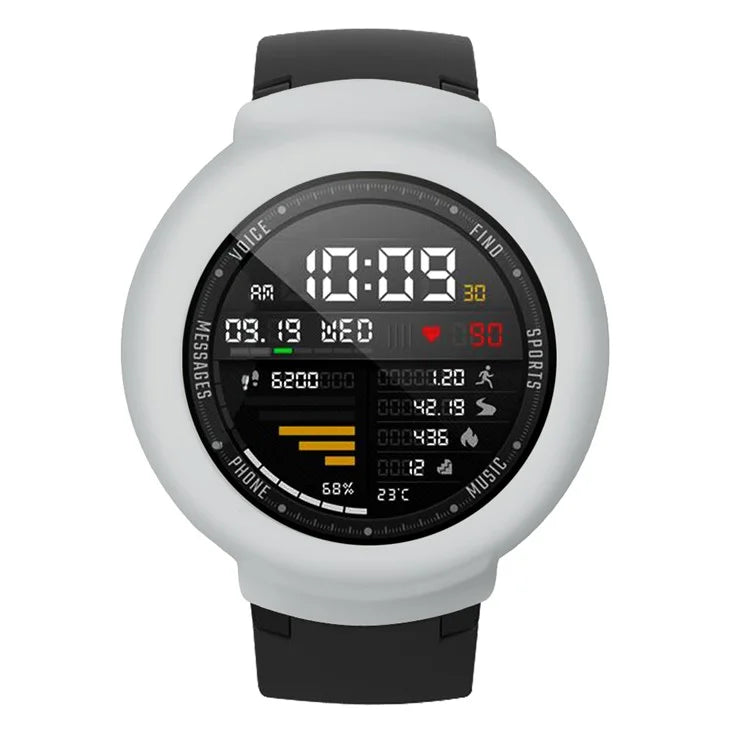 For Huami Amazfit Verge / Verge Lite Silicone Bumper Frame Hollowed Protective Cover