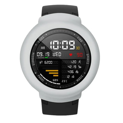 For Huami Amazfit Verge / Verge Lite Silicone Bumper Frame Hollowed Protective Cover