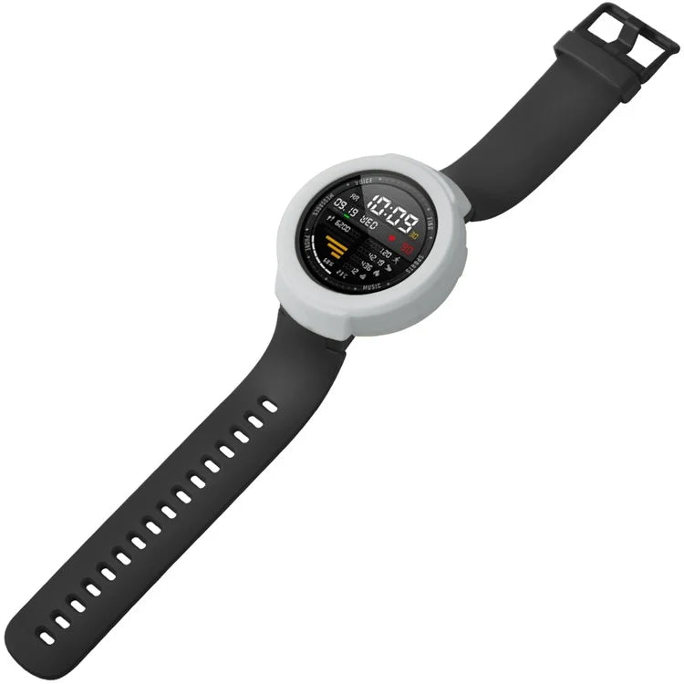 For Huami Amazfit Verge / Verge Lite Silicone Bumper Frame Hollowed Protective Cover