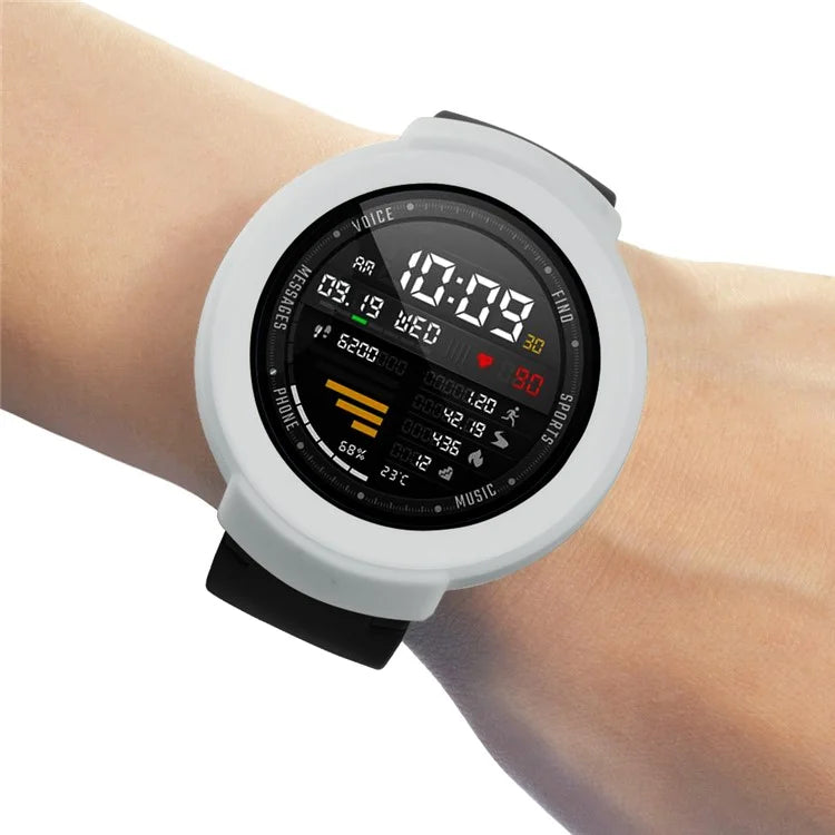 For Huami Amazfit Verge / Verge Lite Silicone Bumper Frame Hollowed Protective Cover