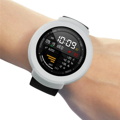For Huami Amazfit Verge / Verge Lite Silicone Bumper Frame Hollowed Protective Cover