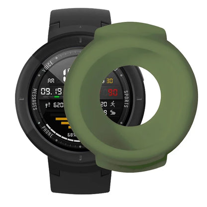 For Huami Amazfit Verge / Verge Lite Silicone Bumper Frame Hollowed Protective Cover
