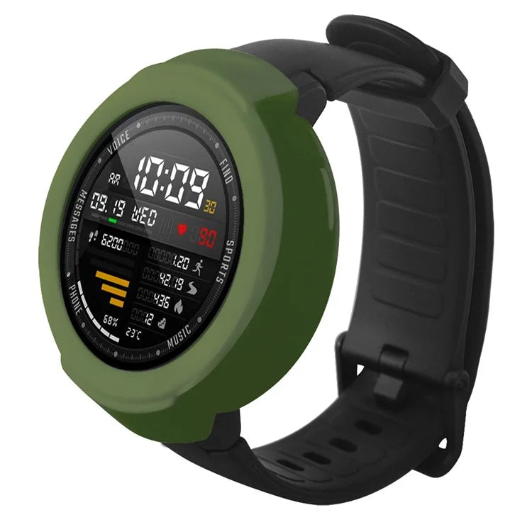 For Huami Amazfit Verge / Verge Lite Silicone Bumper Frame Hollowed Protective Cover