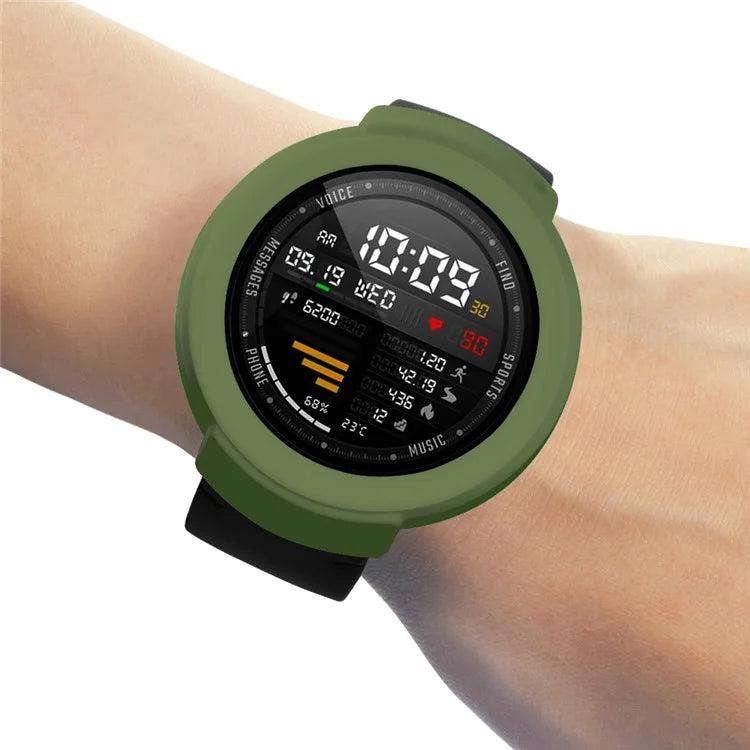 For Huami Amazfit Verge / Verge Lite Silicone Bumper Frame Hollowed Protective Cover