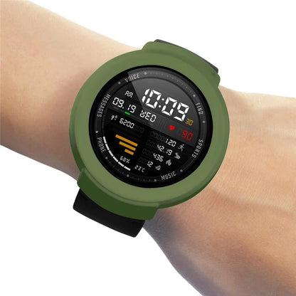 For Huami Amazfit Verge / Verge Lite Silicone Bumper Frame Hollowed Protective Cover
