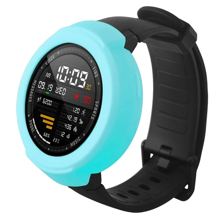 For Huami Amazfit Verge / Verge Lite Silicone Bumper Frame Hollowed Protective Cover