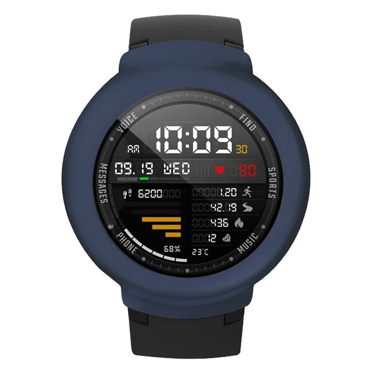 For Huami Amazfit Verge / Verge Lite Silicone Bumper Frame Hollowed Protective Cover