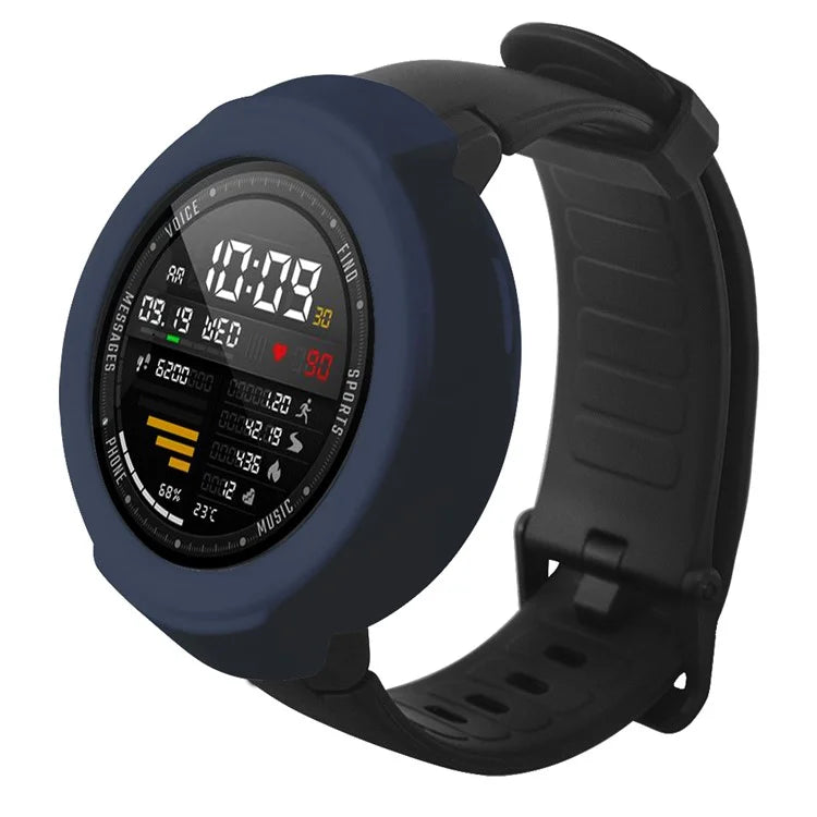For Huami Amazfit Verge / Verge Lite Silicone Bumper Frame Hollowed Protective Cover