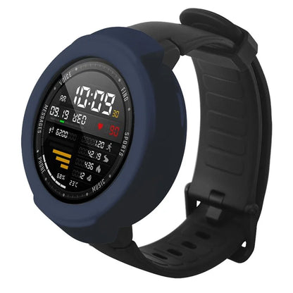 For Huami Amazfit Verge / Verge Lite Silicone Bumper Frame Hollowed Protective Cover