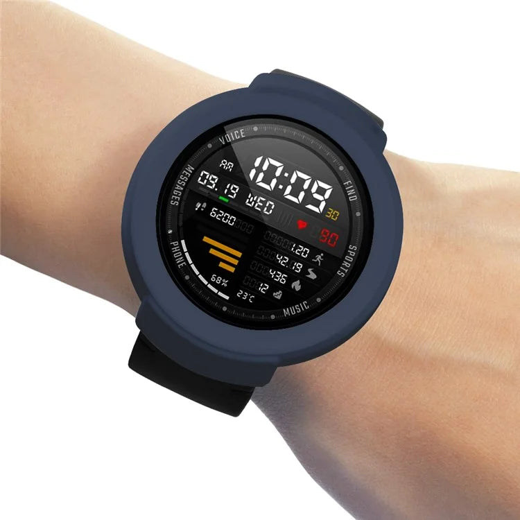 For Huami Amazfit Verge / Verge Lite Silicone Bumper Frame Hollowed Protective Cover