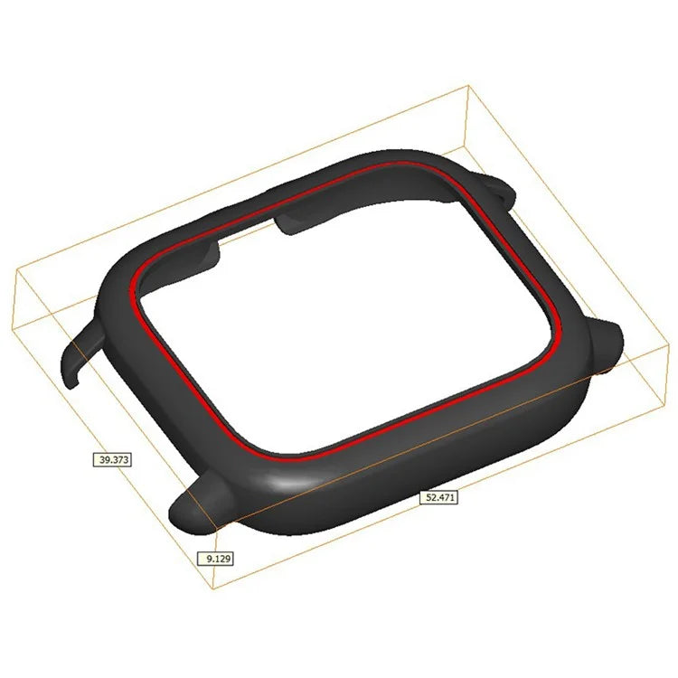 For Huami Amazfit GTS3 Protective Cover Frame Hard PC Hollow Watch Case