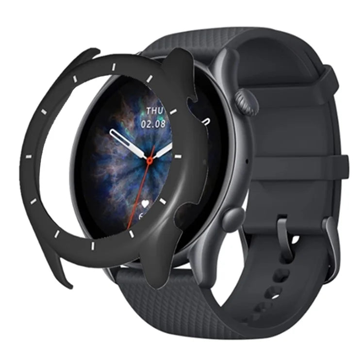 For Huami Amazfit GTR 3 / GTR 3 Pro Watch Case Hollow Hard PC Shockproof Cover Frame