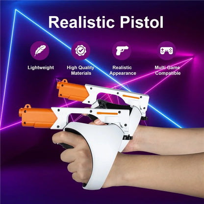 DEVASO Compatible with Sony PS VR2 Pistol Grip Case Gun Stock VR Headset Accessories