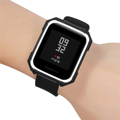 For Huami Amazfit Bip / Bip Lite Watch Case TPU Dual Color Protective Cover