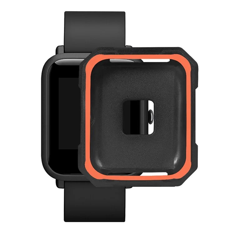 For Huami Amazfit Bip / Bip Lite Watch Case TPU Dual Color Protective Cover