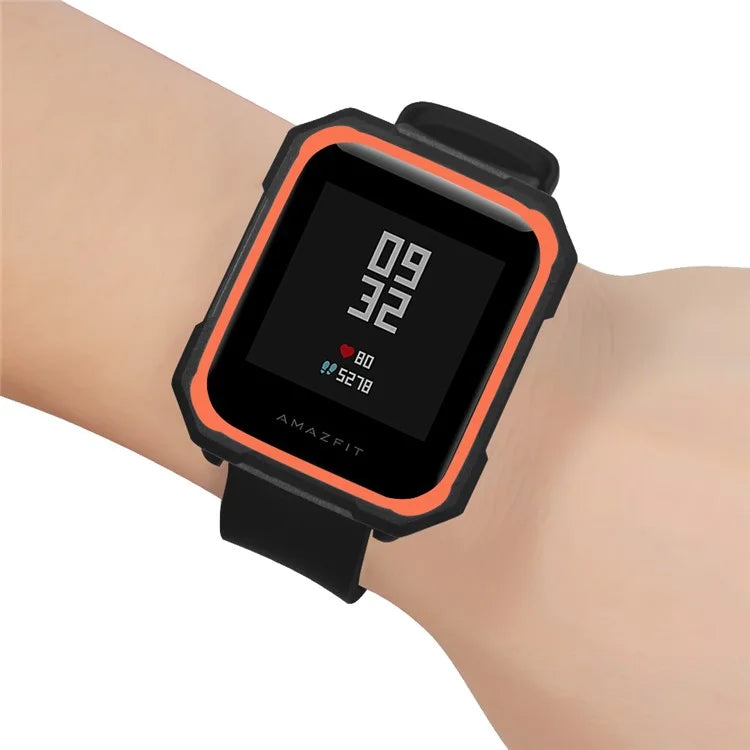 For Huami Amazfit Bip / Bip Lite Watch Case TPU Dual Color Protective Cover