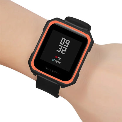For Huami Amazfit Bip / Bip Lite Watch Case TPU Dual Color Protective Cover