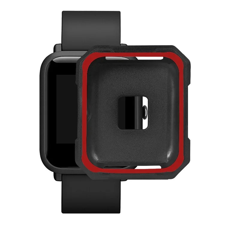 For Huami Amazfit Bip / Bip Lite Watch Case TPU Dual Color Protective Cover