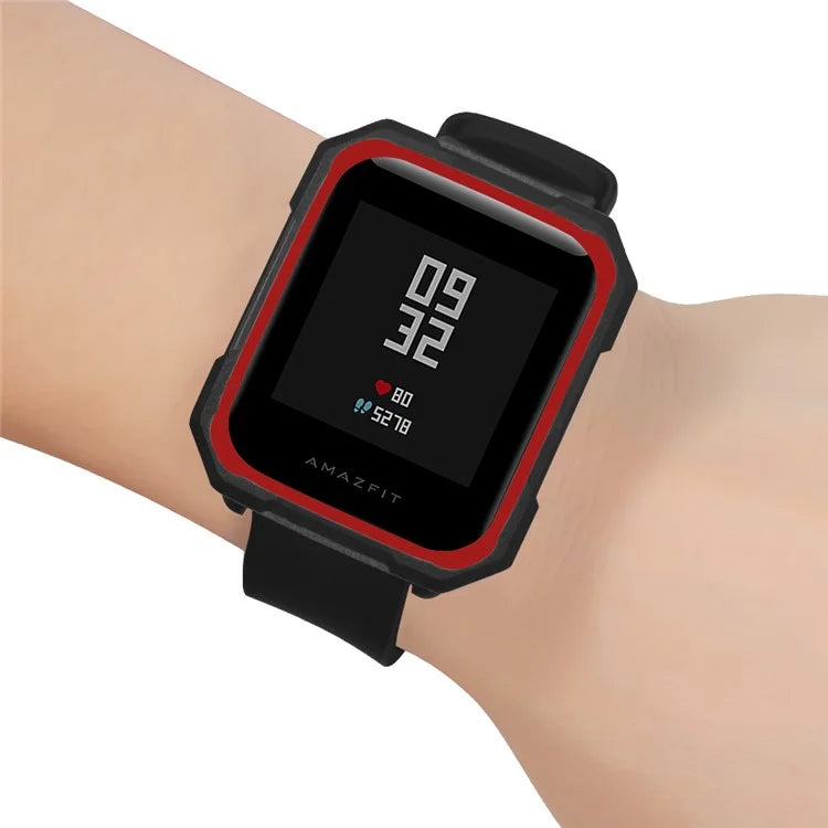 For Huami Amazfit Bip / Bip Lite Watch Case TPU Dual Color Protective Cover