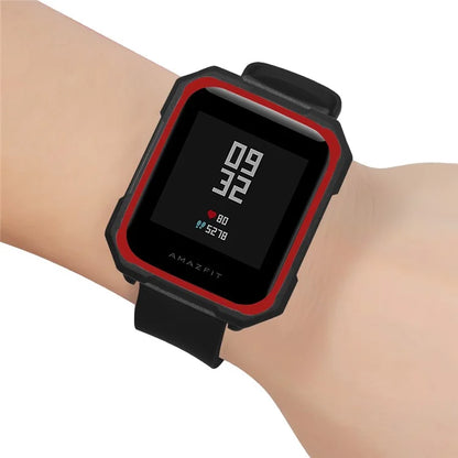 For Huami Amazfit Bip / Bip Lite Watch Case TPU Dual Color Protective Cover