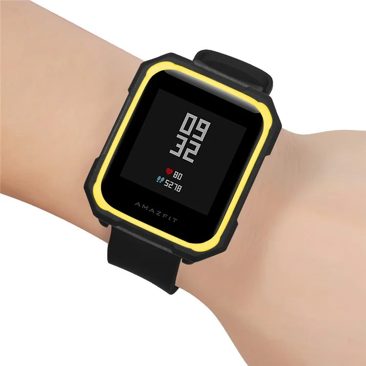 For Huami Amazfit Bip / Bip Lite Watch Case TPU Dual Color Protective Cover