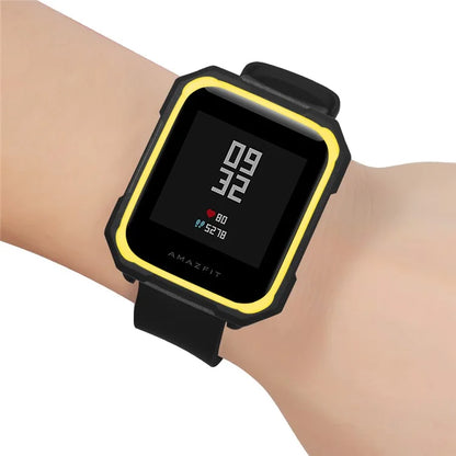For Huami Amazfit Bip / Bip Lite Watch Case TPU Dual Color Protective Cover