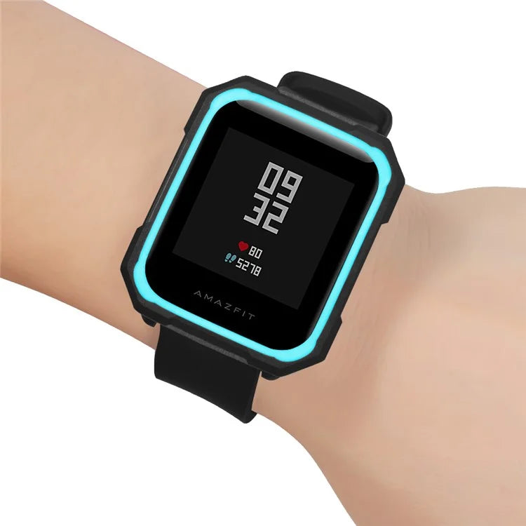 For Huami Amazfit Bip / Bip Lite Watch Case TPU Dual Color Protective Cover