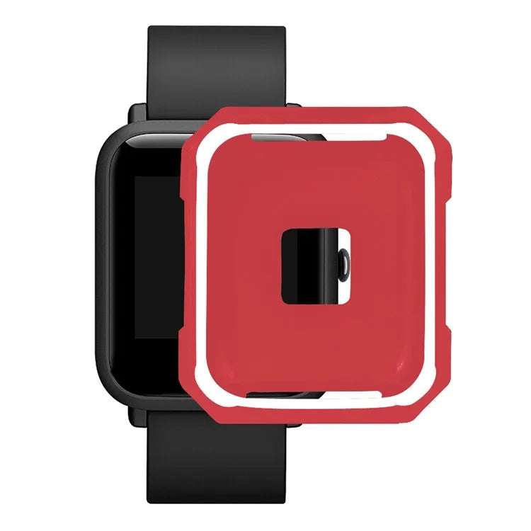 For Huami Amazfit Bip / Bip Lite Watch Case TPU Dual Color Protective Cover