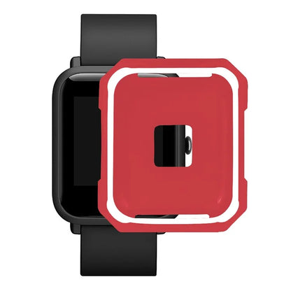 For Huami Amazfit Bip / Bip Lite Watch Case TPU Dual Color Protective Cover