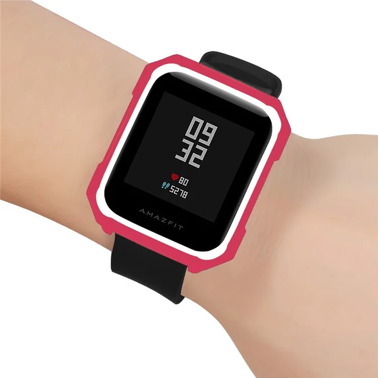 For Huami Amazfit Bip / Bip Lite Watch Case TPU Dual Color Protective Cover