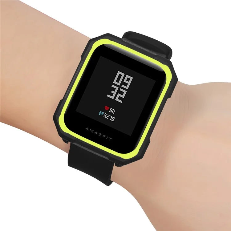 For Huami Amazfit Bip / Bip Lite Watch Case TPU Dual Color Protective Cover