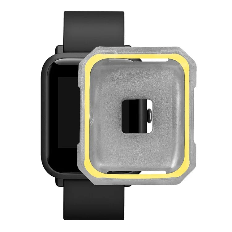 For Huami Amazfit Bip / Bip Lite Watch Case TPU Dual Color Protective Cover